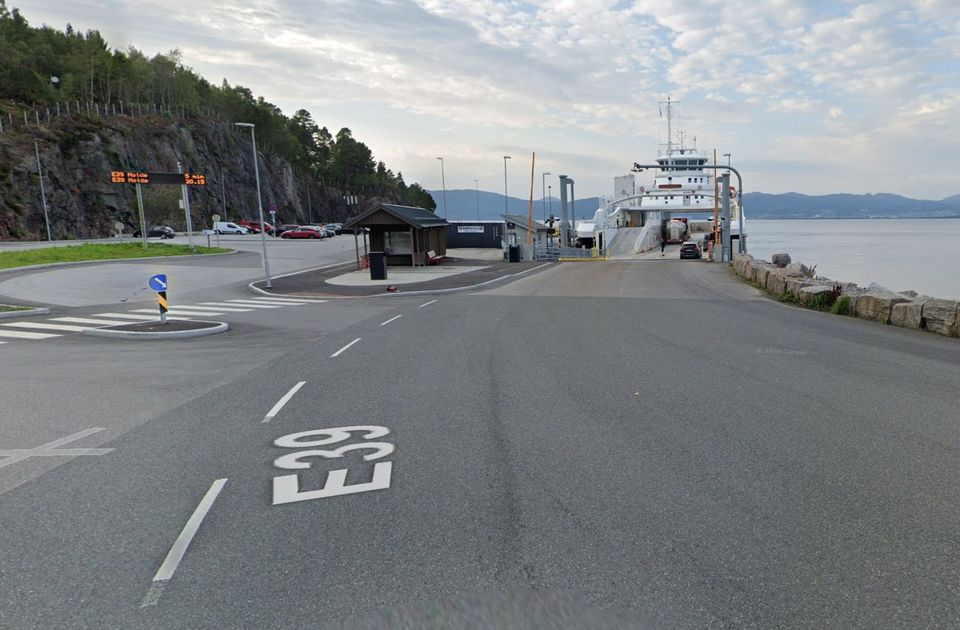 Arbeid på Vestnes ferjekai
