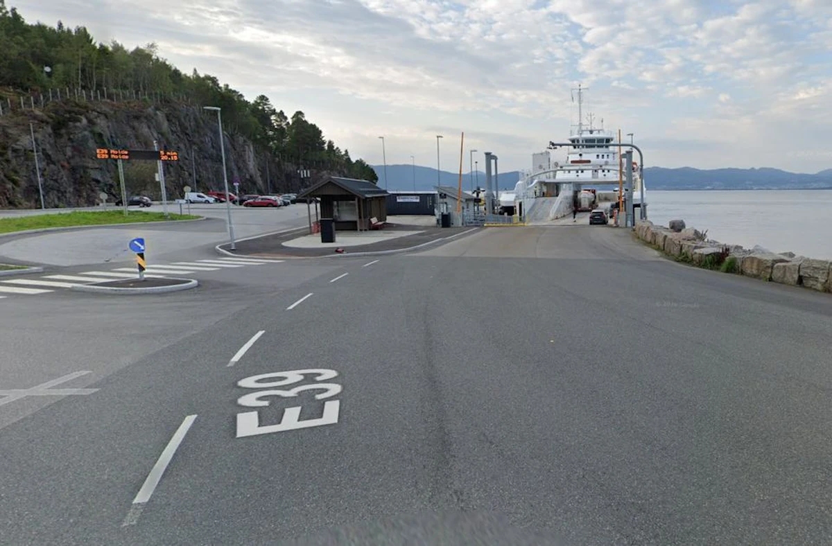 Arbeid på Vestnes ferjekai