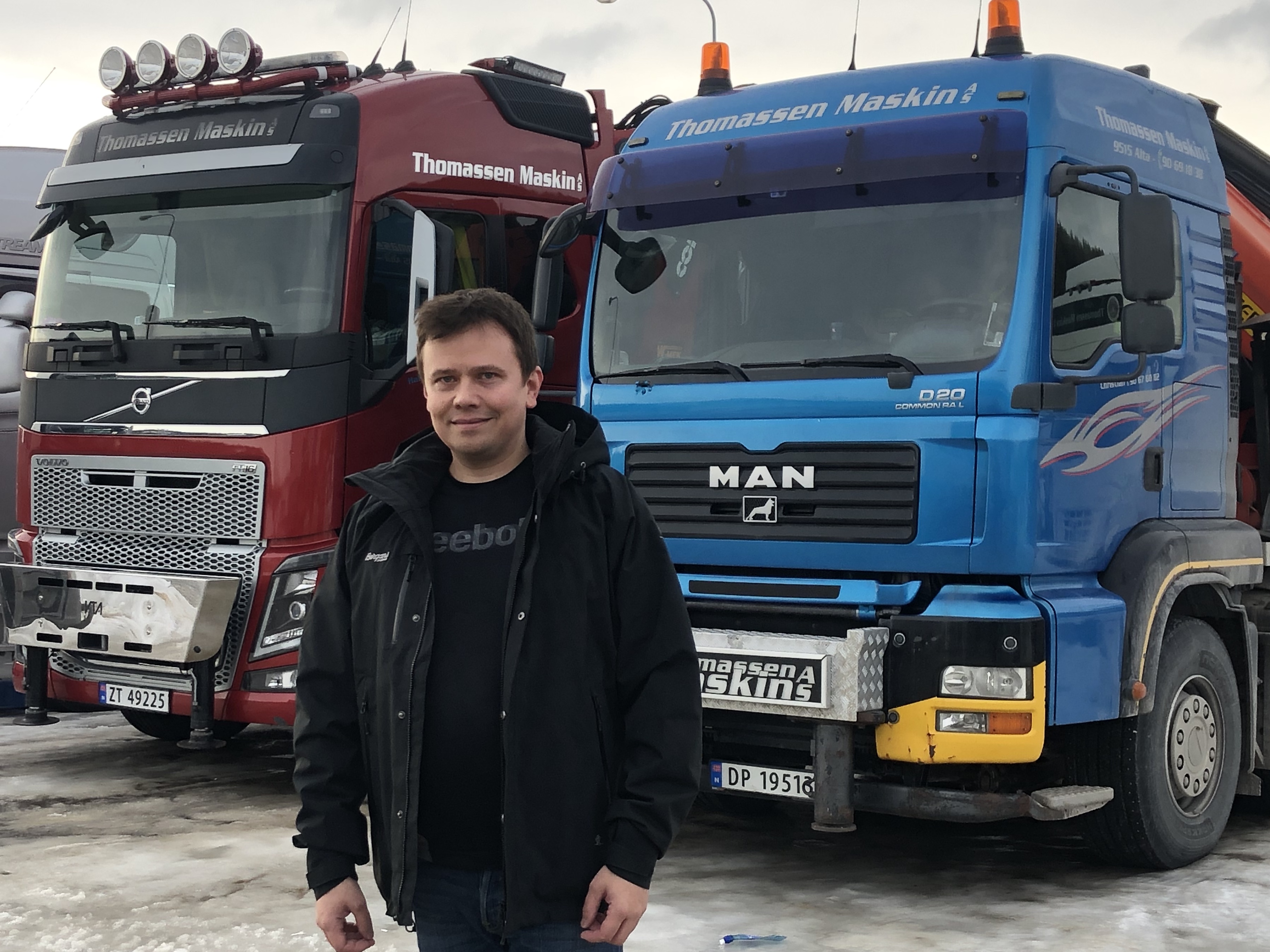På medlemsbesøk hos Thomassen maskin 