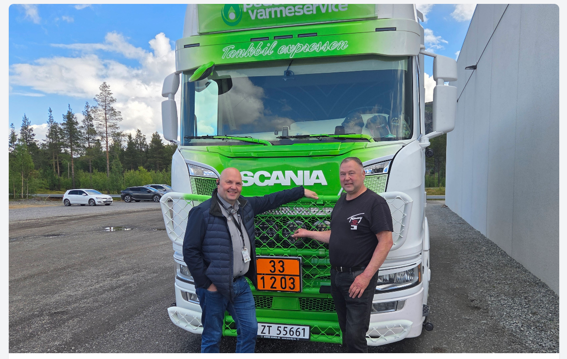 På medlemsbesøk  hos Pedersen varmeservice i Alta 