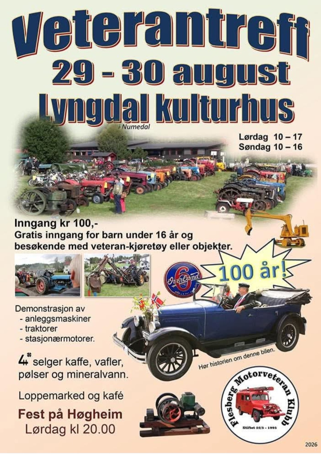 Snart nytt veterantreff i Lyngdal