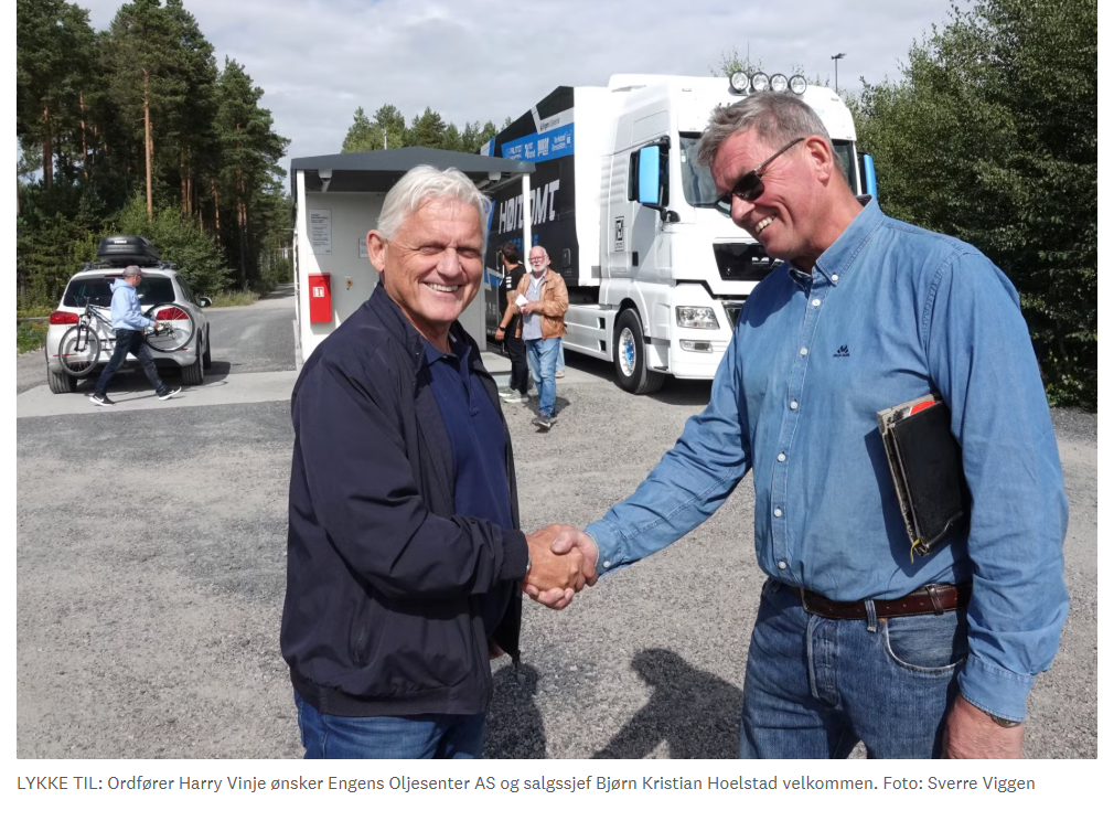 Engens Oljesenter AS åpnet nytt anlegg