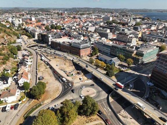 Midlertidig stengning av Vestre Strandgate vil påvirke trafikken i Kristiansand